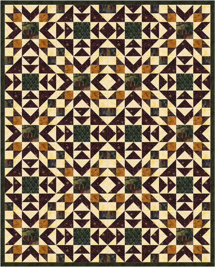 Forest Nights Quilt Pattern PS-937 - Paper Pattern