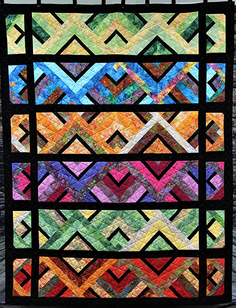 Striped Surprise Quilt Pattern 3DQ-6905 - Paper Pattern
