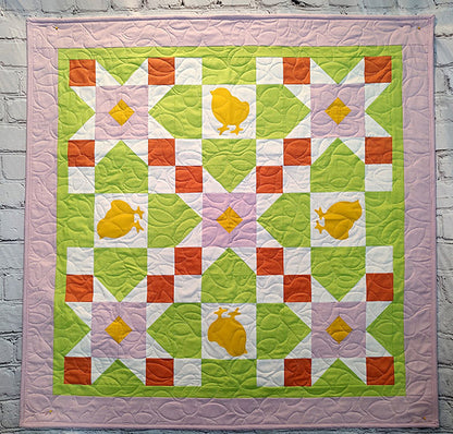 Spring Chicks Quilt Pattern BL2-215 - Paper Pattern
