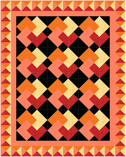 Shuffle Quilt Pattern BL2-229 - Paper Pattern