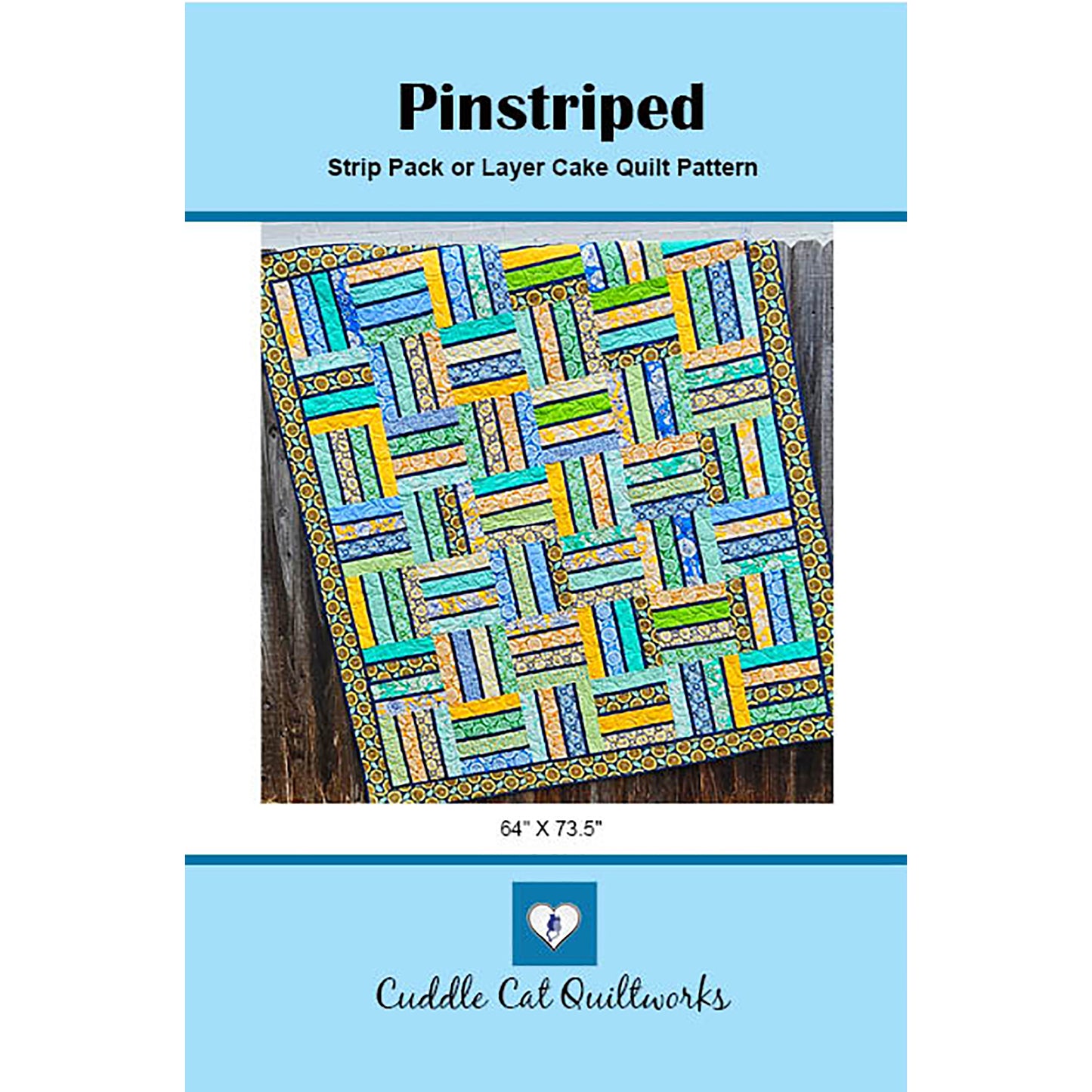 Pinstriped Quilt CCQ-083e - Downloadable Pattern