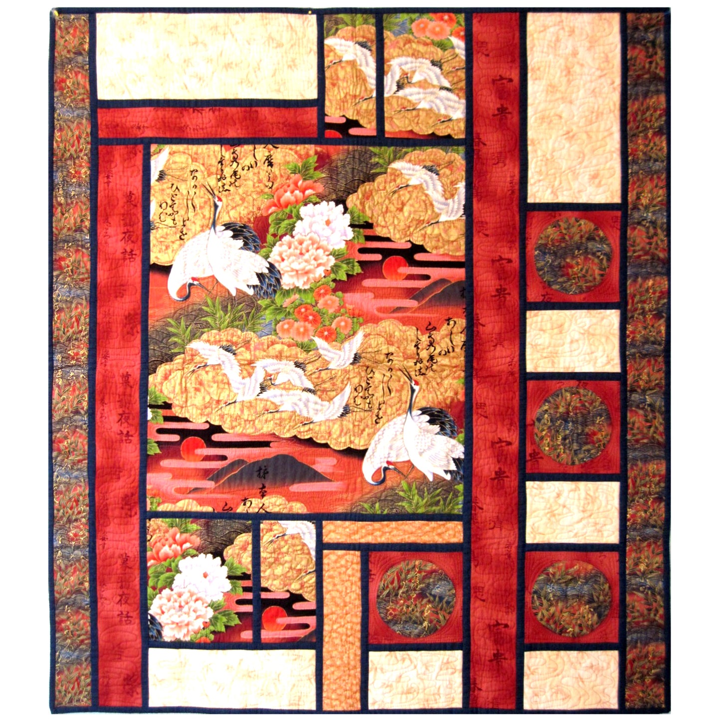 Gardens of Serenity Wall Hanging Quilt Pattern CF-227 - Paper Pattern