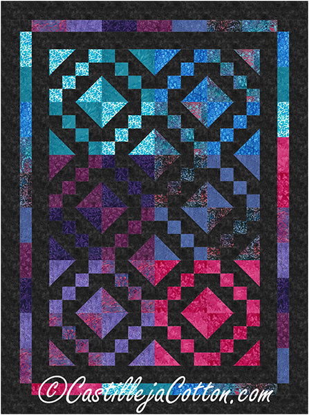Streetscape Jewel Box Lap Quilt Pattern CJC-12573 - Paper Pattern