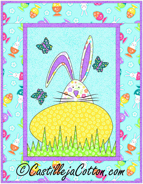 Bunny and Egg Quilt Pattern CJC-397310 - Paper Pattern