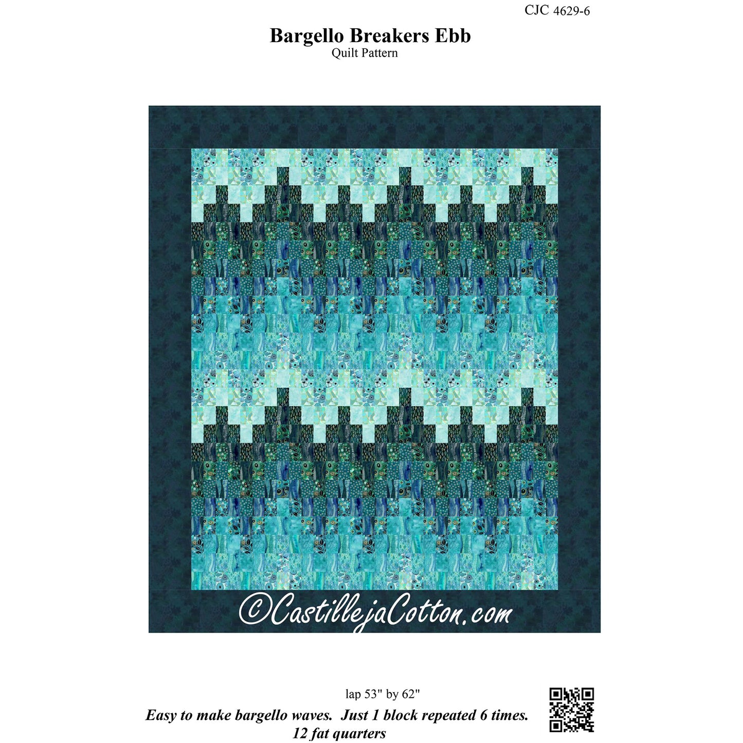 Bargello Breakers Ebb Quilt Pattern CJC-46296w - Wholesale Product