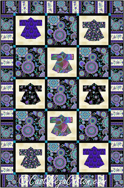 Empress Kimonos Quilt CJC-47825e - Downloadable Pattern