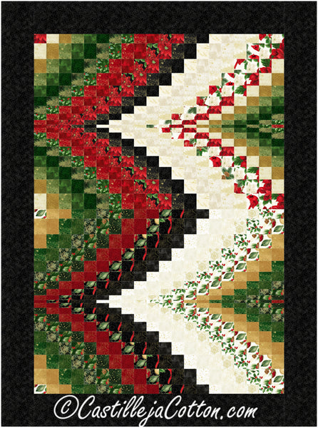 Bargello Peaks Jingle Quilt Pattern CJC-479711 - Paper Pattern