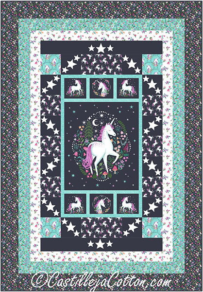 Unicorn Dreams Twin Quilt CJC-51862e - Downloadable Pattern