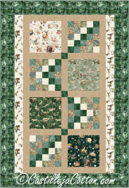 Whimsy Animals Quilt CJC-54183e  - Downloadable Pattern