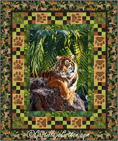Jungle Queen Quilt Pattern CJC-54802 - Paper Pattern