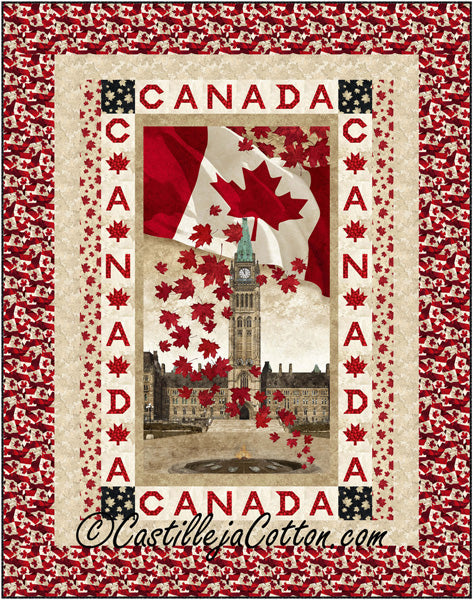 Canadian Parliament Quilt Pattern CJC-55903 - Paper Pattern