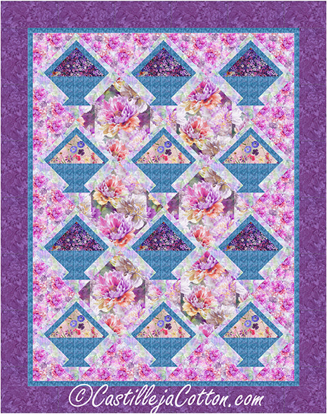 Wildflower Baskets Quilt Pattern CJC-56508 - Paper Pattern