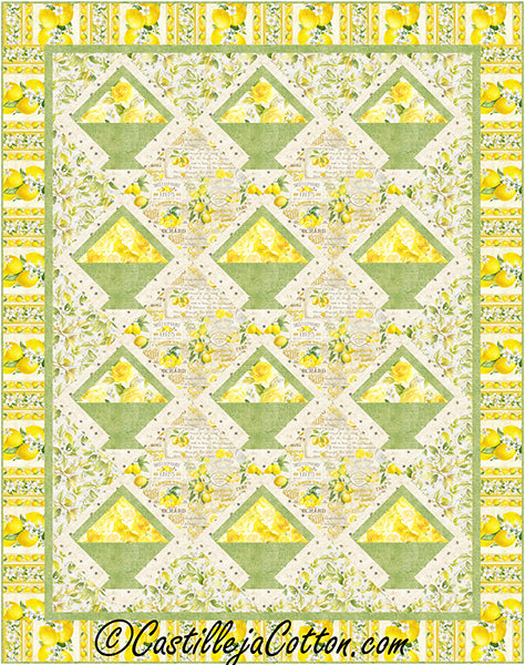 Lemon Baskets Quilt Pattern CJC-56509 - Paper Pattern