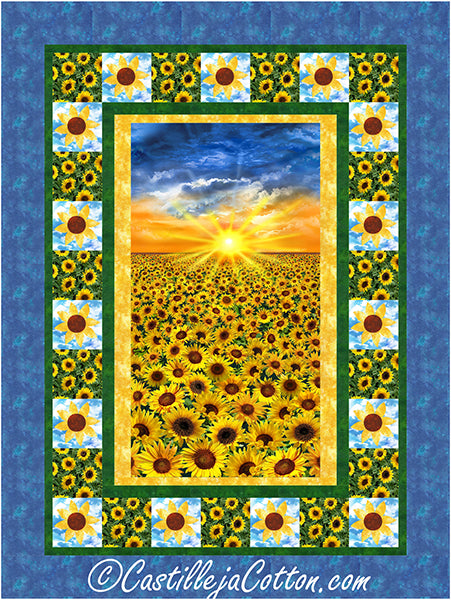 Sunflower Sunset Quilt Pattern CJC-56512 - Paper Pattern