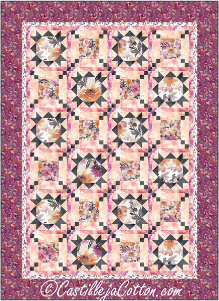 Wildflower Stars Quilt Pattern CJC-56554 - Paper Pattern