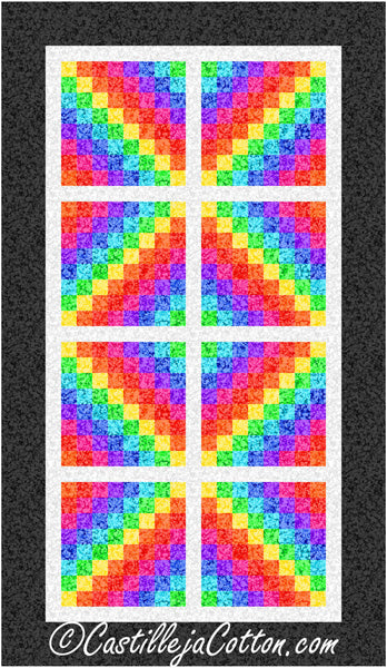 Double X Chromolune Table Runner Pattern CJC-57012 - Paper Pattern