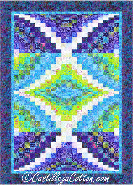 Center Diamond Dreamer Quilt Pattern CJC-58043 - Paper Pattern