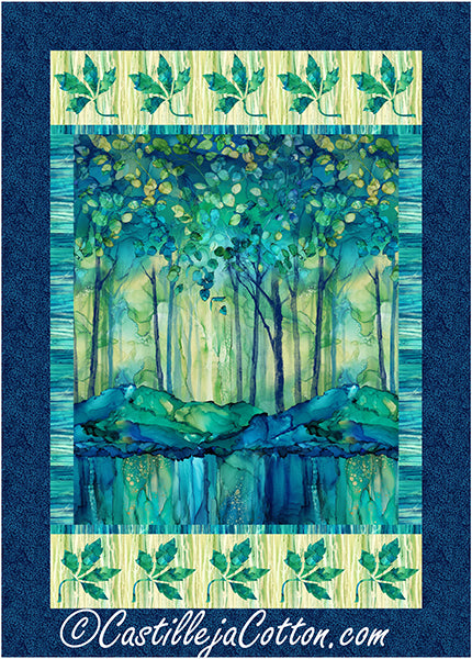 Morning Light Trees Quilt Pattern CJC-58291 - Paper Pattern