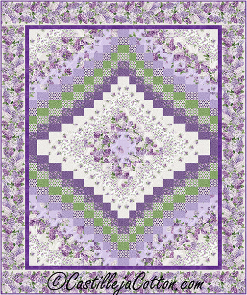 Lilac Rhinestone Quilt CJC-58421e - Downloadable Pattern
