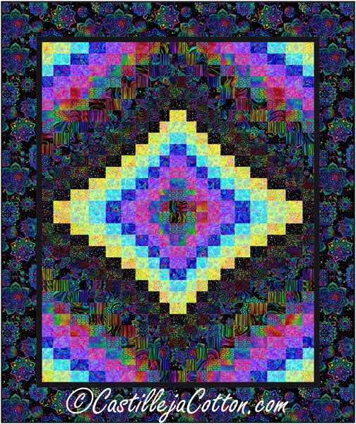 Mandala Rhinestone Quilt Pattern CJC-58423 - Paper Pattern