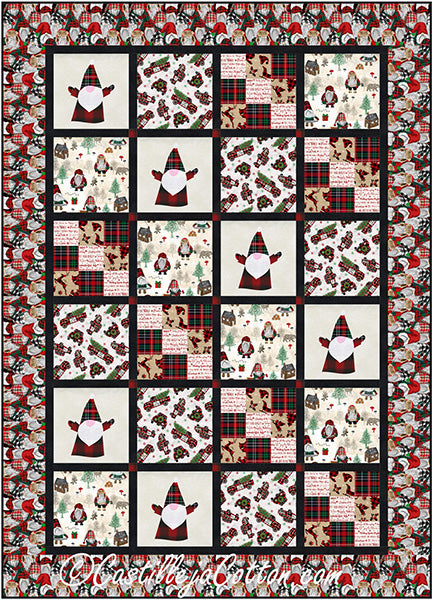 Lumberjack Gnomes Quilt CJC-58462e - Downloadable Pattern