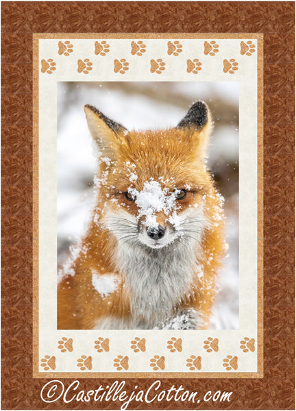 Snowy Fox Quilt Pattern CJC-58682 - Paper Pattern