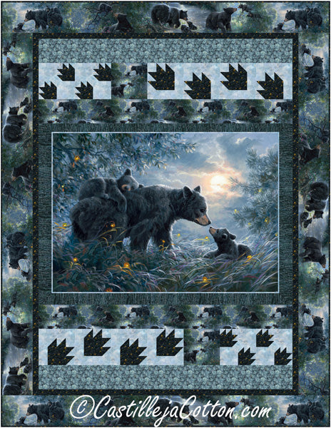 Moonlight Bears Quilt Pattern CJC-58811 - Paper Pattern