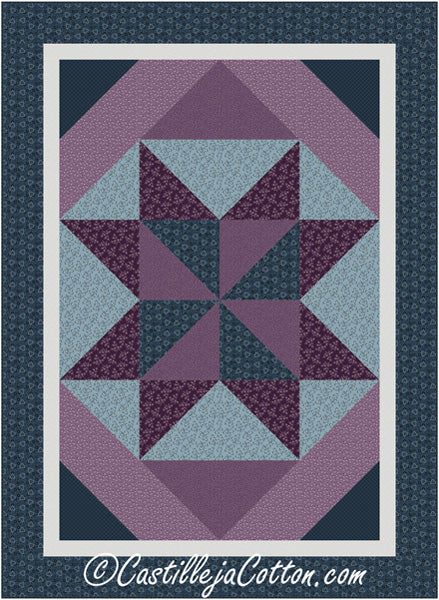 Twirling Star Quilt Pattern CJC-58831 - Paper Pattern