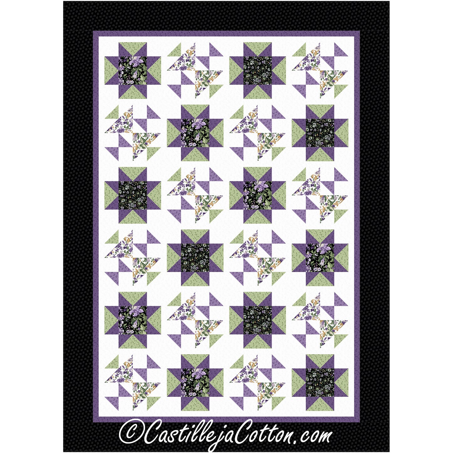 Starry Puzzles Quilt CJC-59101 - Downloadable Pattern