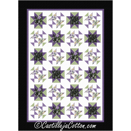 Starry Puzzles Quilt Pattern CJC-59101 - Paper Pattern