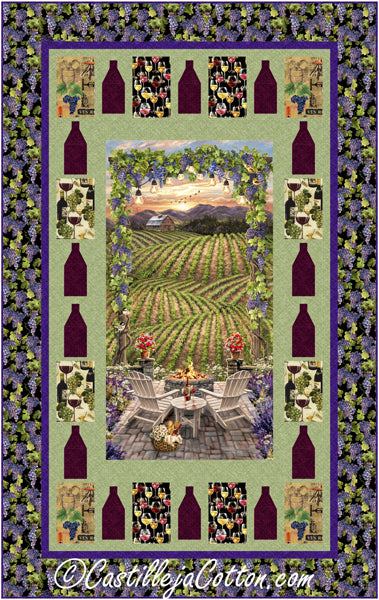 Wine Country Quilt Pattern CJC-59261 - Paper Pattern