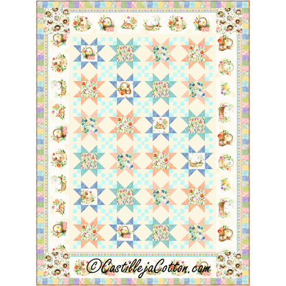 Starry Easter Quilt Pattern CJC-59661 - Paper Pattern