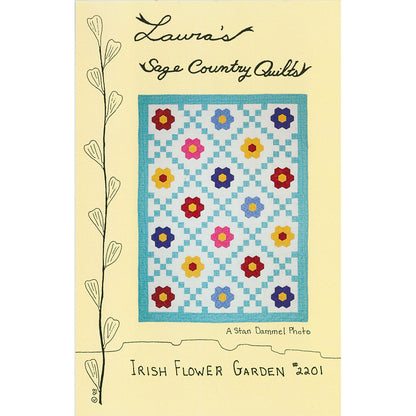 Irish Flower Garden Quilt Pattern LSC-2201 - Paper Pattern