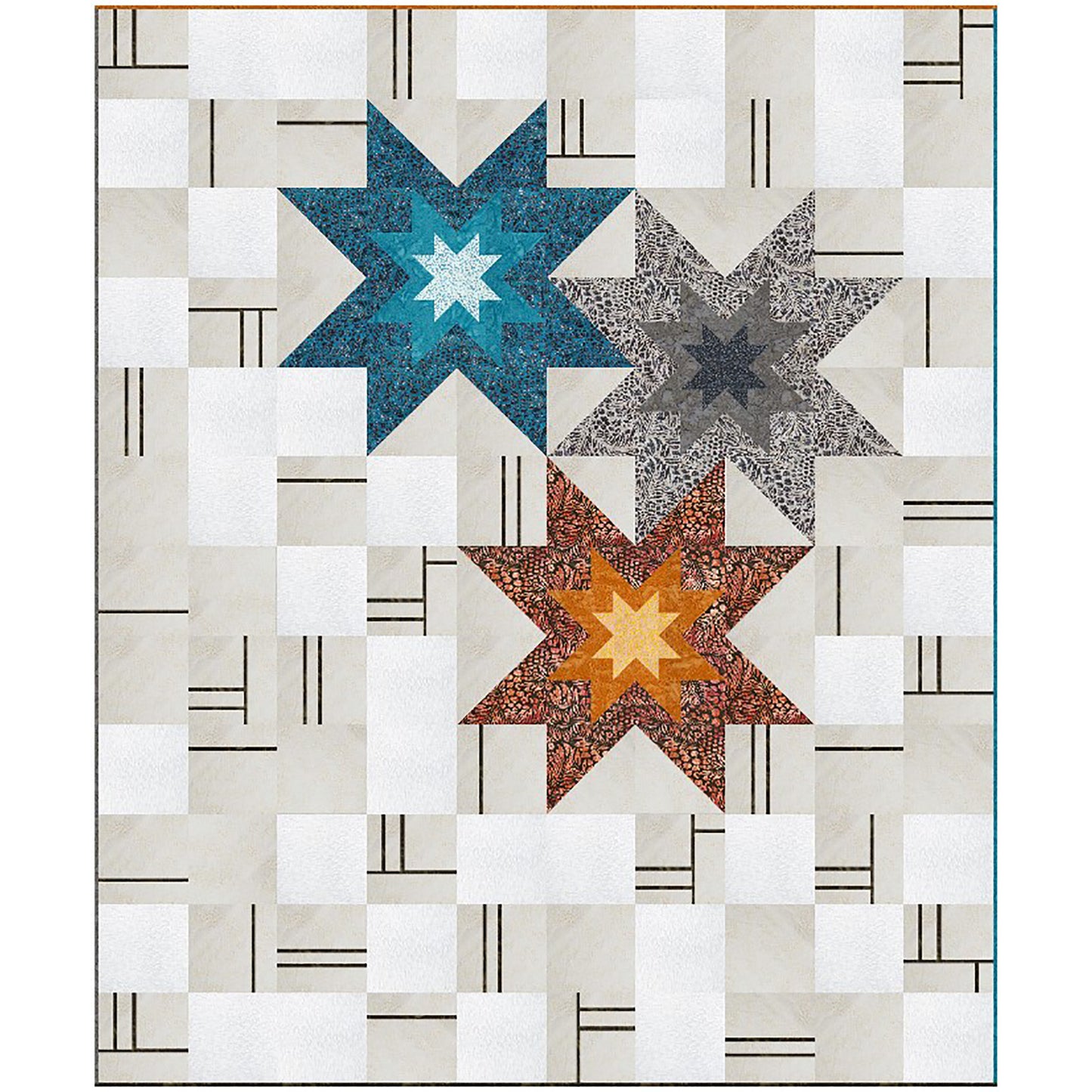 Star Light Star Bright Quilt MD-95e - Downloadable Pattern