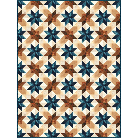 Cinnamon Stars Quilt NH-2325e - Downloadable Pattern