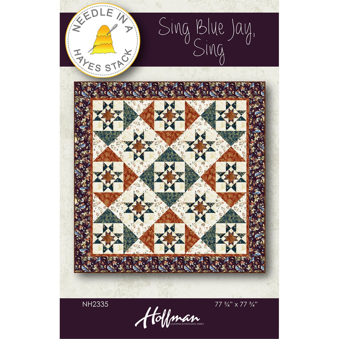 Sing Blue Jay, Sing Quilt NH-2335e - Downloadable Pattern