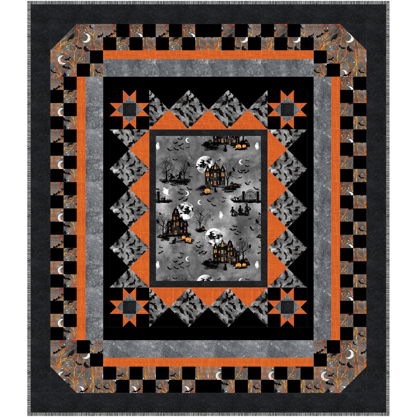 Midnight Haunt Quilt NH-2339e - Downloadable Pattern