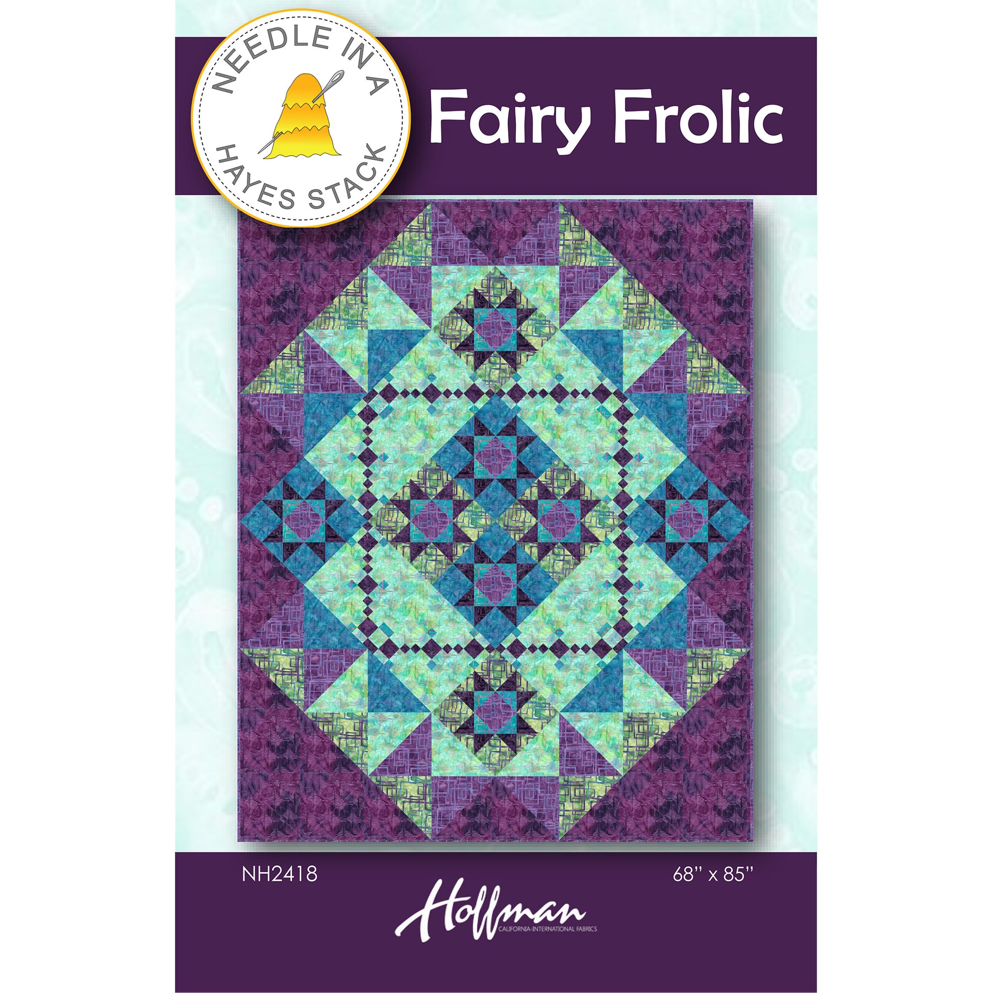 Cover image of pattern for Fairy Frolic quilt.