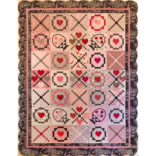 My French Valentine Quilt OLQ-107e - Downloadable Pattern