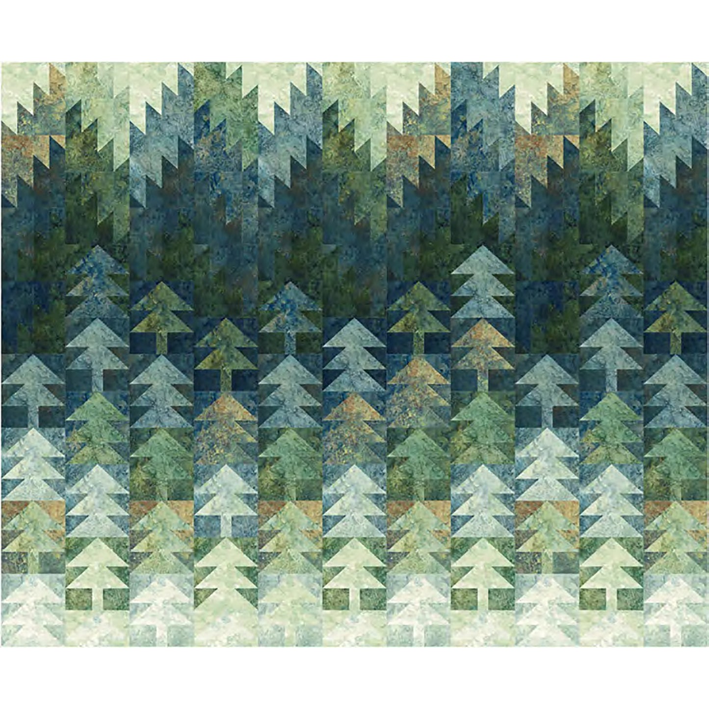 Misted Pines 2.0 Quilt Pattern PC-304 - Paper Pattern