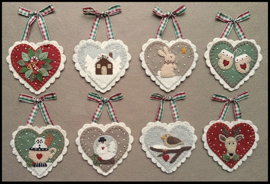 Holiday Hearts Ornament PLP-274e - Downloadable Pattern