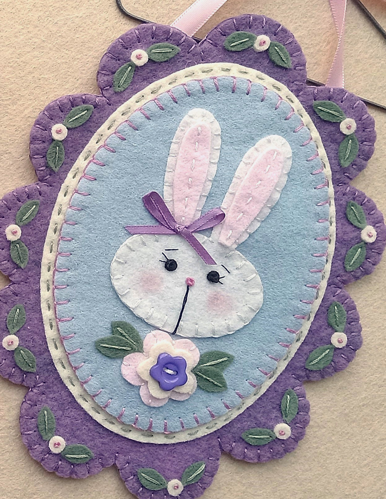 Spring Bunnies Candle Mat and Mini Mat PLP-278e - Downloadable Pattern