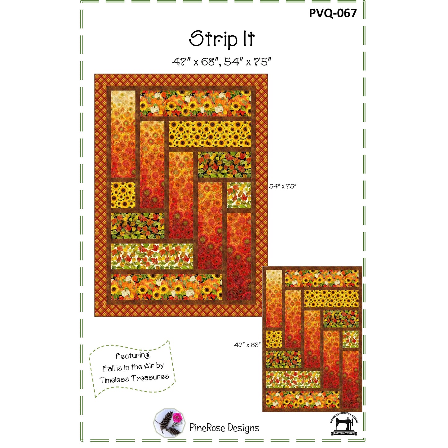 Strip It Quilt PVQ-067e - Downloadable Pattern