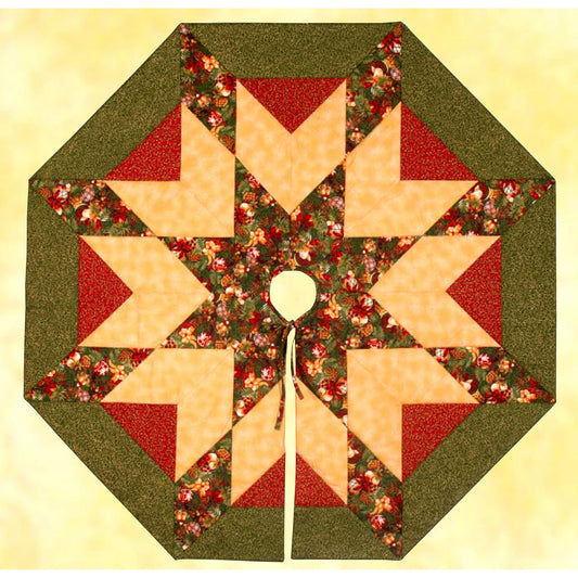 Star of Bethlehem Tree Skirt Pattern PYP-100 - Paper Pattern