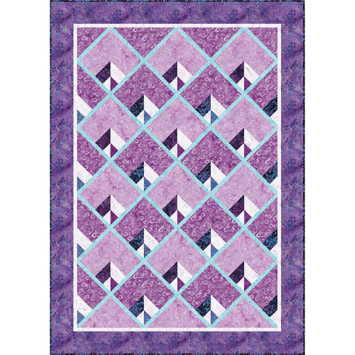 Deco Elegance Quilt TWW-0964e - Downloadable Pattern