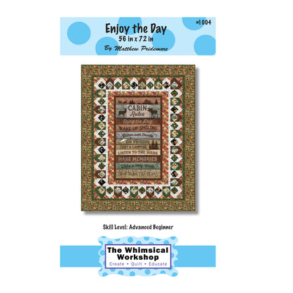 Cover image of pattern for Enjoy the Day Quilt.