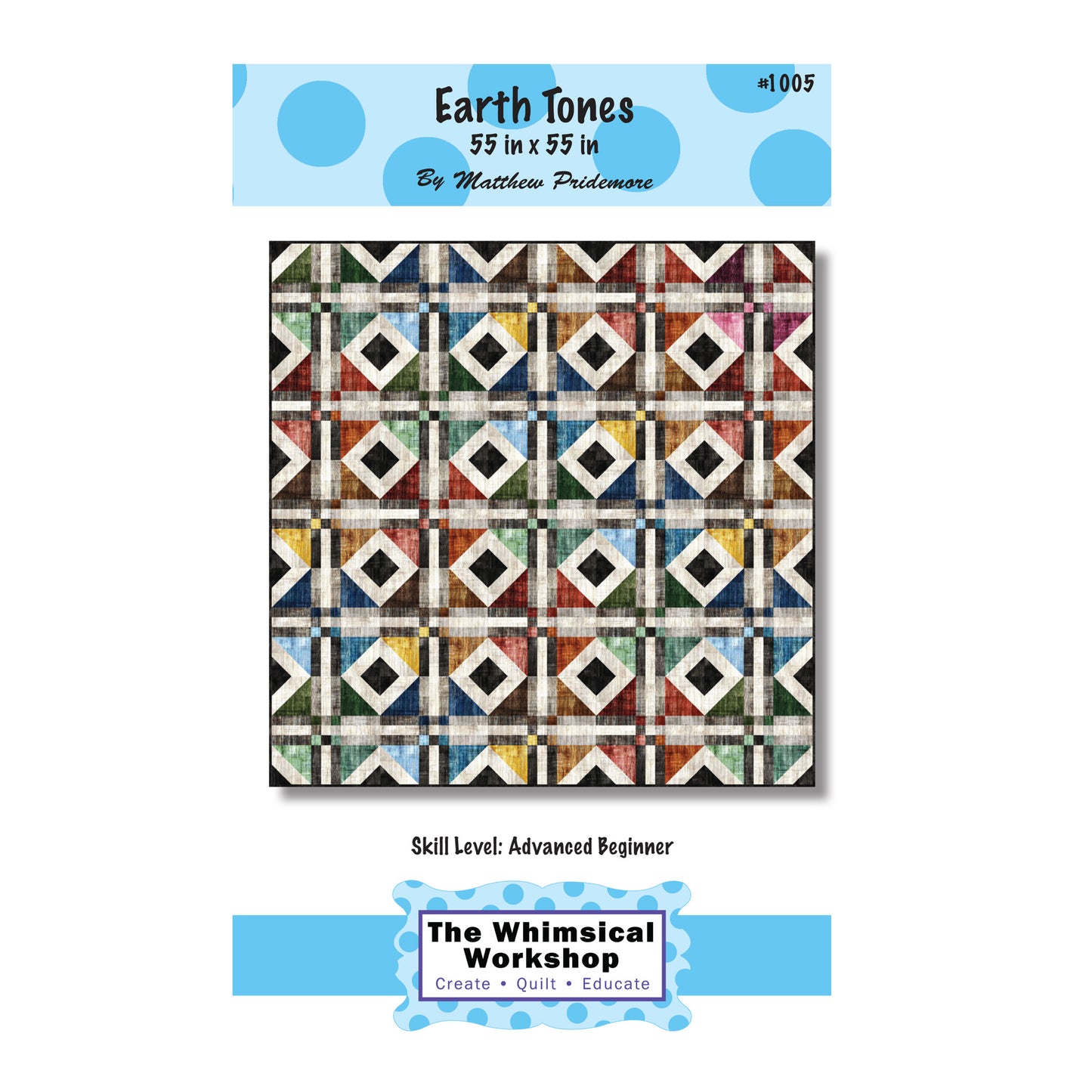 Earth Tones Quilt TWW-1005e - Downloadable Pattern