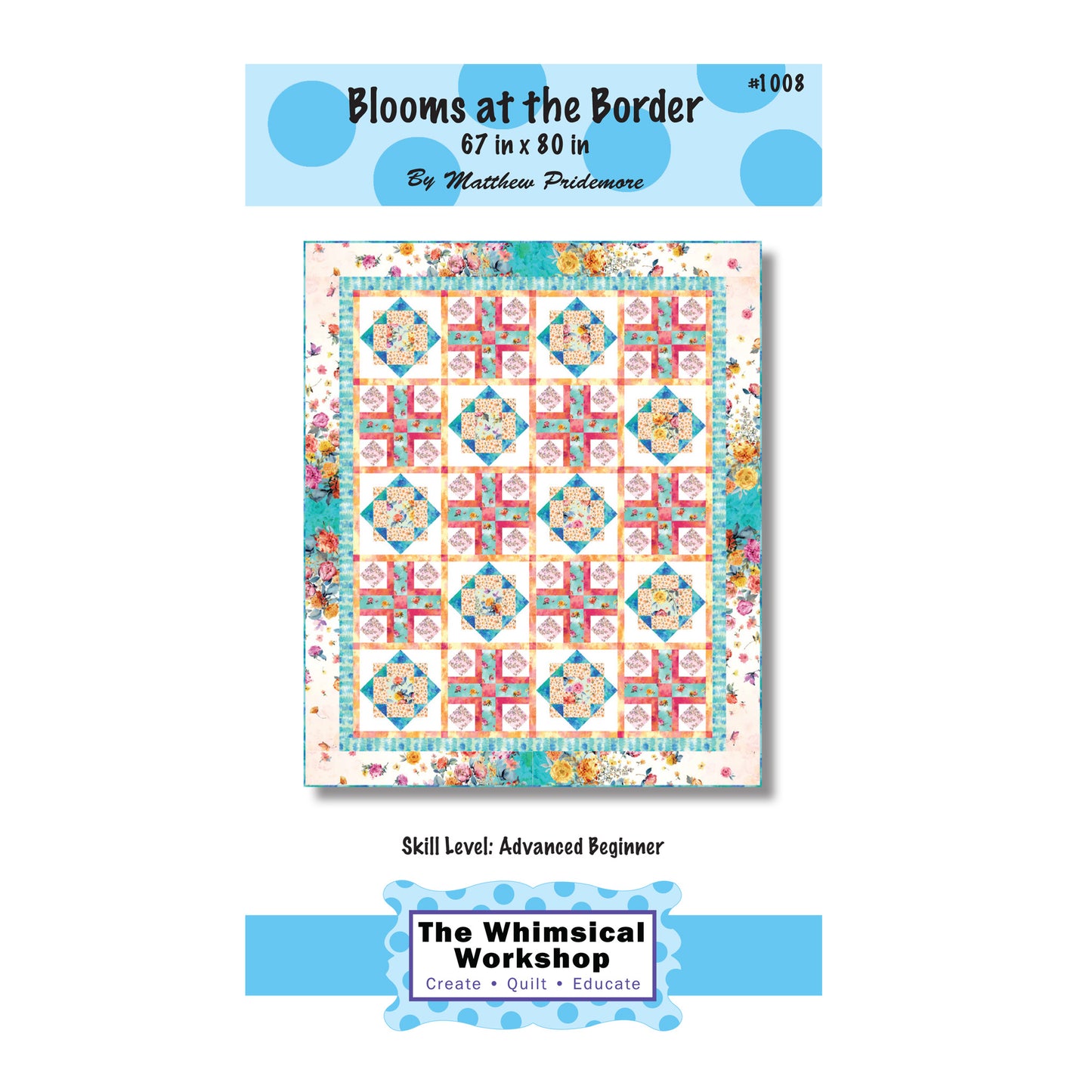 Blooms at the Border Quilt TWW-1008e - Downloadable Pattern