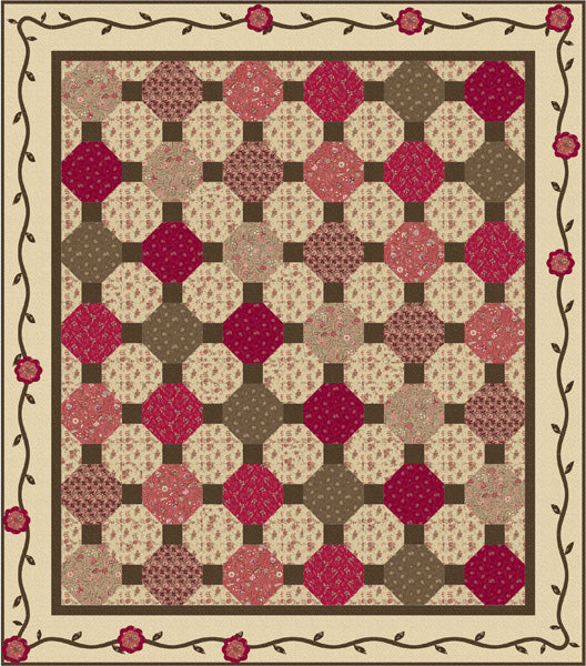 Aunt Emma's Parlour Quilt Pattern UCQ-P72 - Paper Pattern