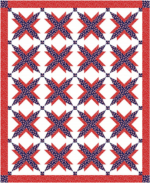 Crown Roast Quilt BL2-226e - Downloadable Pattern